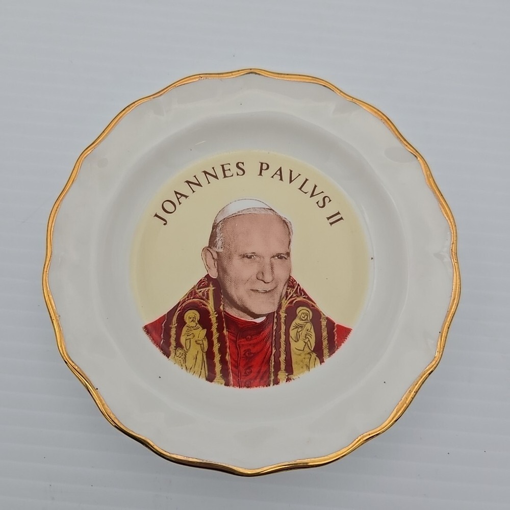 VINTAGE Duchess Joannes‎ Pavlvs II Papal Pope  Plate 4.5" England